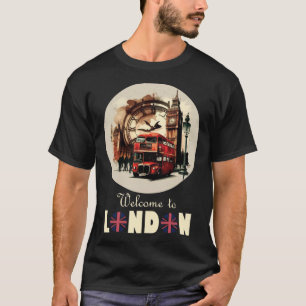 Camiseta Torneio de Souvenir, em Londres, para homens, mulh