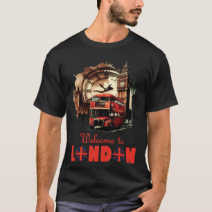 Camiseta Torneio de Souvenir, em Londres, para homens, mulh