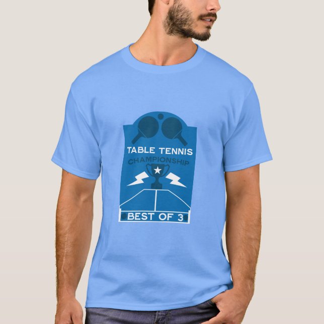 Camiseta Torneio de Tênis de mesa de  (Frente)