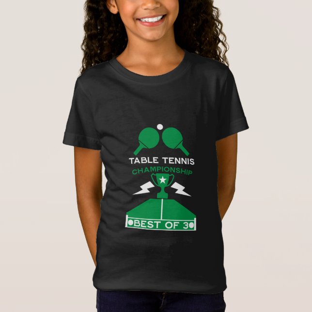 Camiseta Torneio de Tênis de mesa de  (Frente)