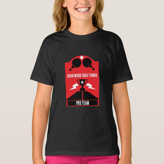 Camiseta Torneio de Tênis de mesa de  (Frente)
