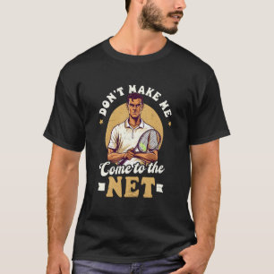 Camiseta Torneio de Tênis para o Jogador Chegar à Rede