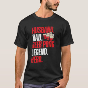 Camiseta Torneio Mens Beer Pong Para Sua Cerveja Pong Husba