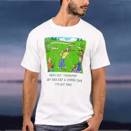 Camiseta Torneio Personalizado de Golfe Masculino