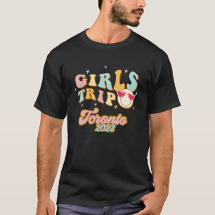 Camiseta Toronto Girls Trip 2023 Estudantes Mulheres Canadá