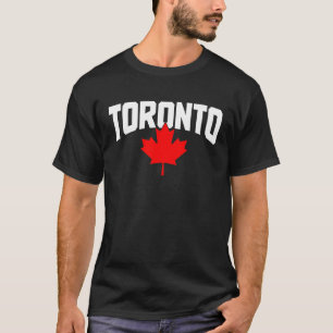 Camiseta Toronto Ontário Canadá Folha de Bordo Orgulho Cana