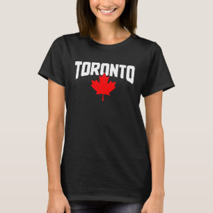 Camiseta Toronto Ontário Canadá Folha de Bordo Orgulho Cana