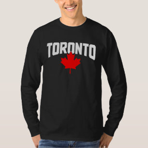 Camiseta Toronto Ontário Canadá Folha de Bordo Orgulho Cana