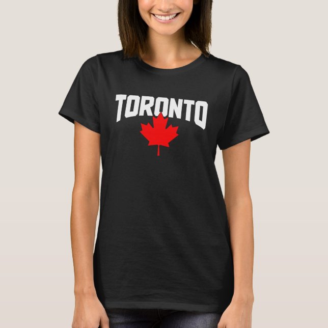 Camiseta Toronto Ontario Canada Maple Leaf Canadian Pride E (Frente)