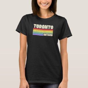 Camiseta Toronto Ontario Canadá Rainbow Orgulho gay Merch R