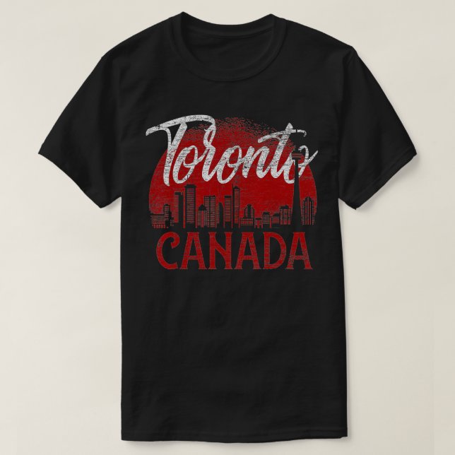 Camiseta Toronto Skyline Canadá  (Frente do Design)
