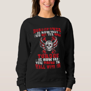 Camiseta Torque de potência movida a diesel mecânico