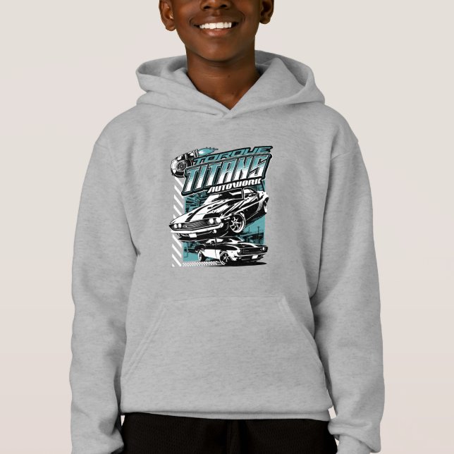 CAMISETA TORQUE TITANS AUTOWORKS - USA LEGEND CARROS (Frente)