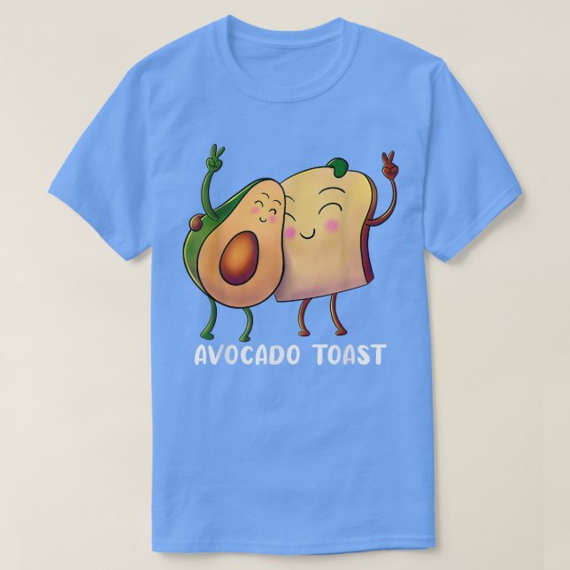 Camiseta Torrada Avocado - Cabeça de Pear de Alligador de F (Frente do Design)