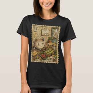 Camiseta Torrada de Abacate do Café Aconchegante - Arte de