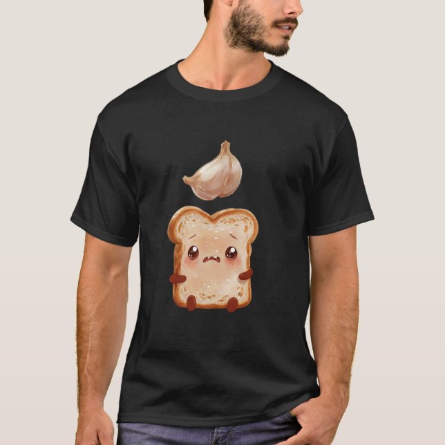 Camiseta Torrada de Alho de Vampiro (Frente)