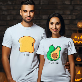 Camiseta Torrada de casal de Halloween
