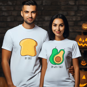 Camiseta Torrada de casal de Halloween