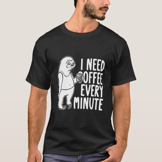 Camiseta Torrador de Café Torrefação Café Barista Preguiça  (Frente)