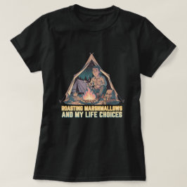 Camiseta Torrando marshmallows e minhas escolhas de vida