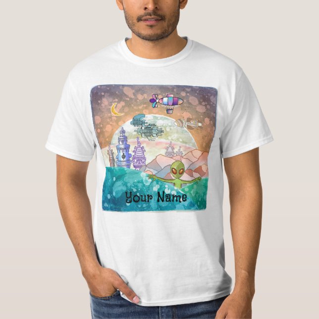Camiseta Torre Alienigena Cidade (Frente)