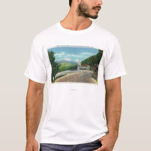 Camiseta Torre da volta & de observação do gancho de cabe