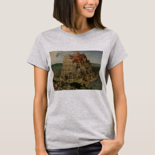 Camiseta Torre de Babel por Peter Bruegel, o Velho