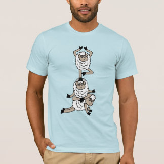 Camiseta Torre de Ovelhas Cansada Entediada Esgotada Yoga M