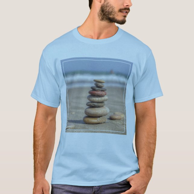 Camiseta Torre de pedra na praia (Frente)