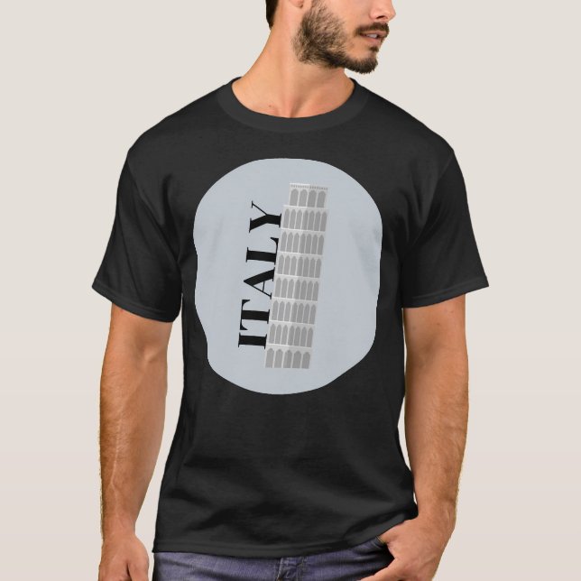 Camiseta Torre De Pisa Itália (Frente)