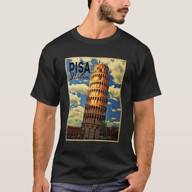 Camiseta Torre de Pisa Itália (Frente)