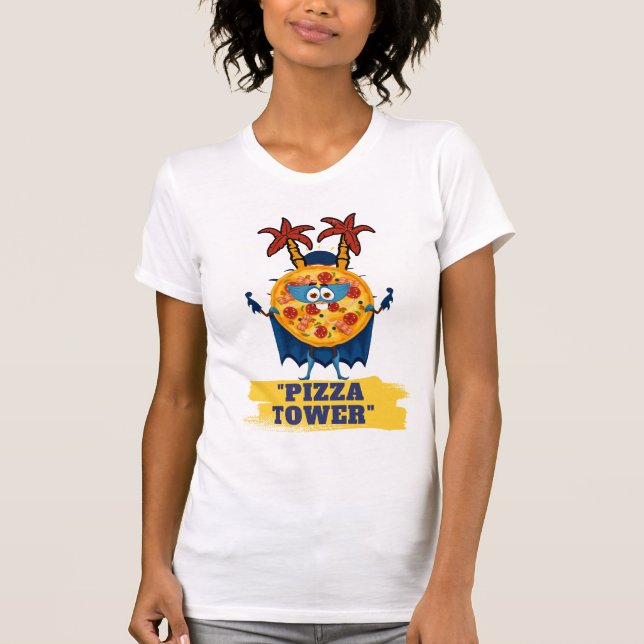 Camiseta Torre de pizza (Frente)