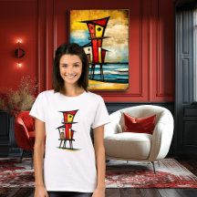 Torre de Salvamento Abstrata | Arte Expressionista