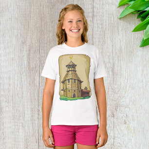 Camiseta Torre de Vigia de Madeira Medieval e Fortaleza