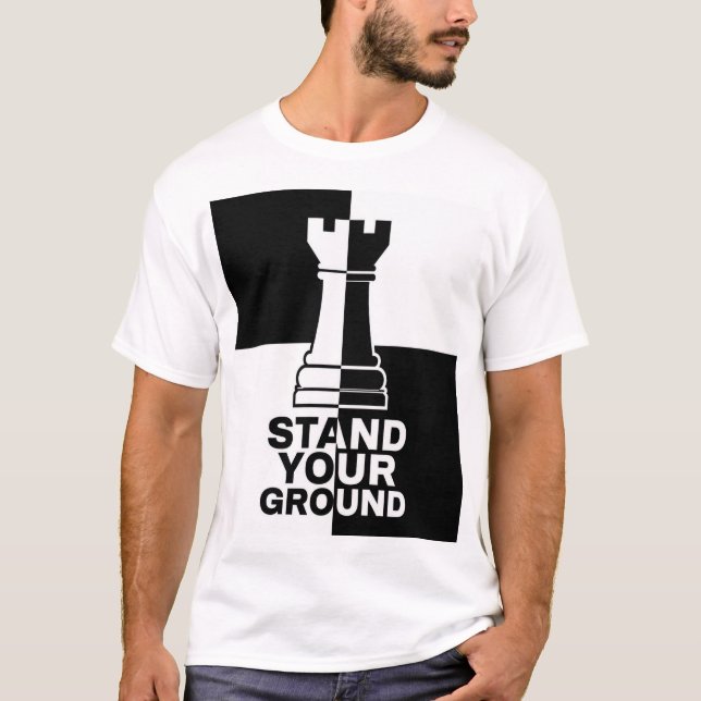 Camiseta Torre de Xadrez Fique Firme (Frente)