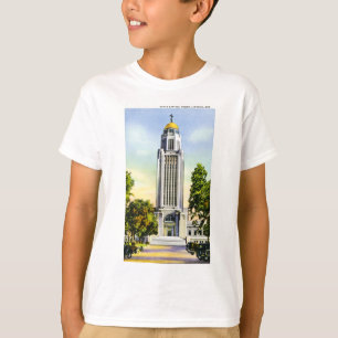 Camiseta Torre do Capitólio do estado, Lincoln, Nebraska