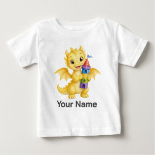 Camiseta Torre do Castelo do Dragão com Nome Personalizado 
