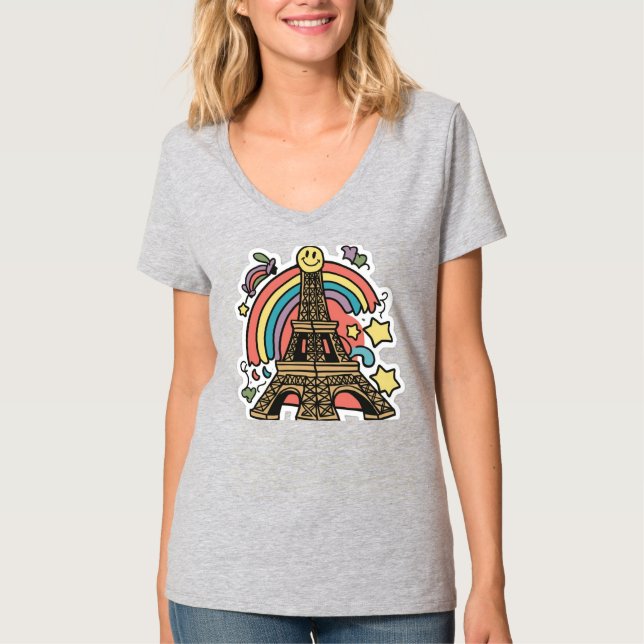 Camiseta Torre Eiffel (Frente)