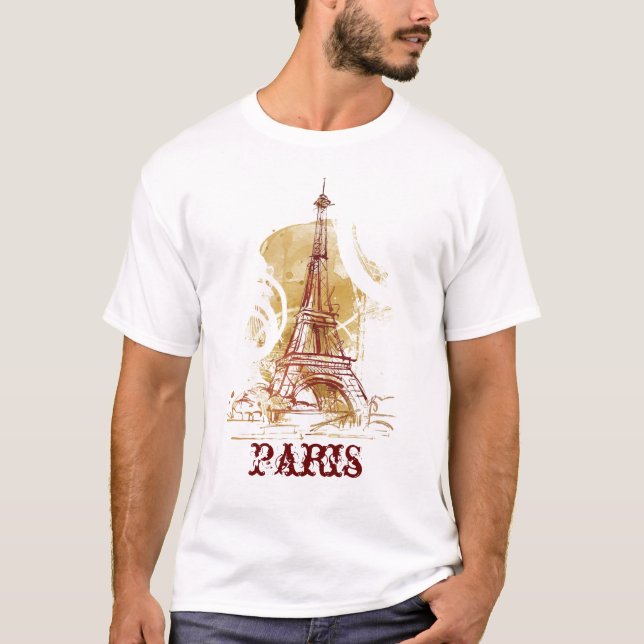 Camiseta torre Eiffel de Paris (Frente)