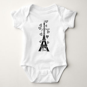 CAMISETA TORRE EIFFEL DE PARIS JE T'AIME E IMPRESSÃO DOS