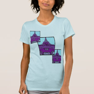 Camiseta Torre Eiffel de pop Art