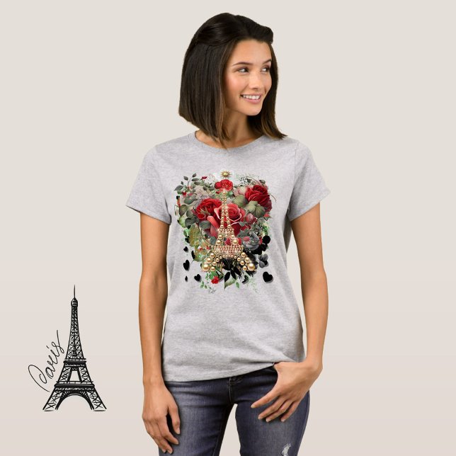 Camiseta Torre Eiffel Dourada (Criador carregado)