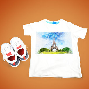 Camiseta Torre Eiffel em Paris n.o 1