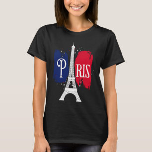 Camiseta Torre Eiffel Francesa de Paris Europeia Francesa E