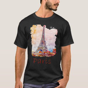 Camiseta Torre Eiffel Linda Souvenir Paris Francesa