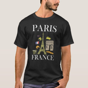Camiseta Torre Eiffel Lindas Mulheres Paris Premium