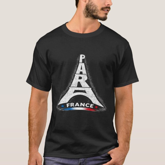 Camiseta Torre Eiffel Paris França (Frente)
