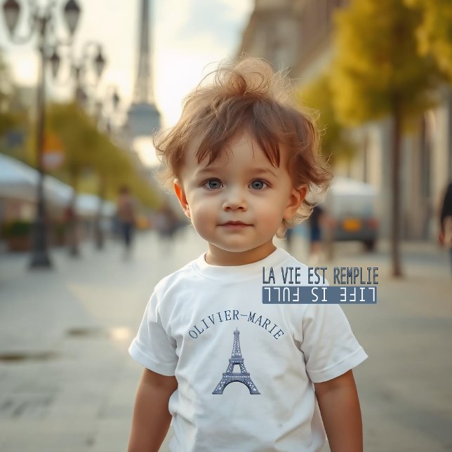 Camiseta Torre Eiffel Personalizada Paris (Criador carregado)