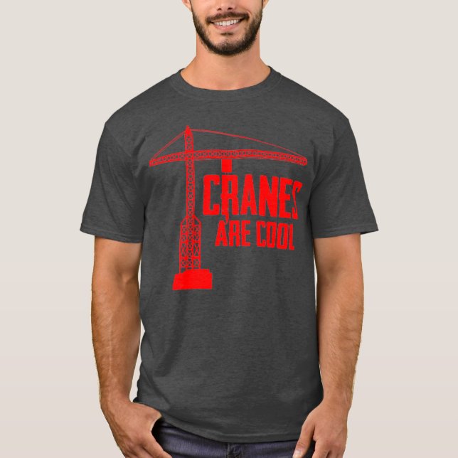 Camiseta Torre Funny Crane Gift Construction Tower (Frente)