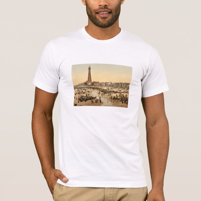 Camiseta Torre II de Blackpool, Lancashire, Inglaterra (Frente)
